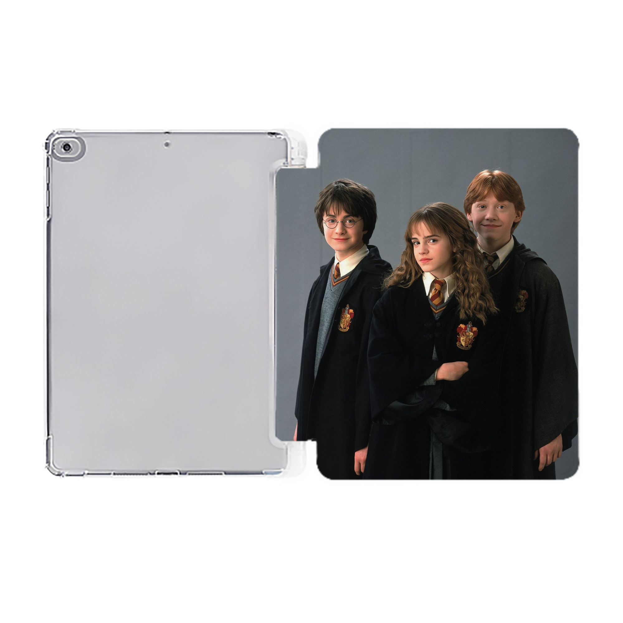 （画像用） Harry Potter ハリー・ポッターシリーズ IPad ケース ペン収納付き 三つ折りスタンド PUレザー×シリコン 対応機種9.5/10.5/10.9インチ